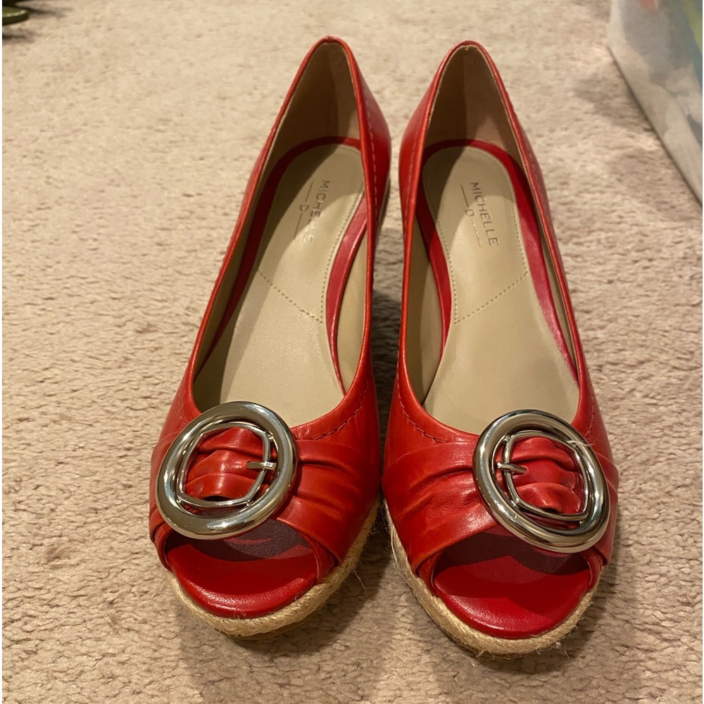 Red Michelle D Wedges